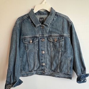 Gap cropped denim jacket